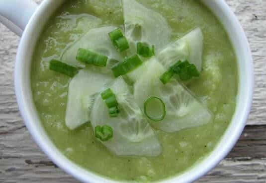 Cucumber Gazpacho Cold Soup Recipe