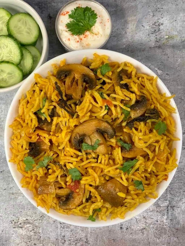 Mushroom Biryani Recipe – Superior Delicacies