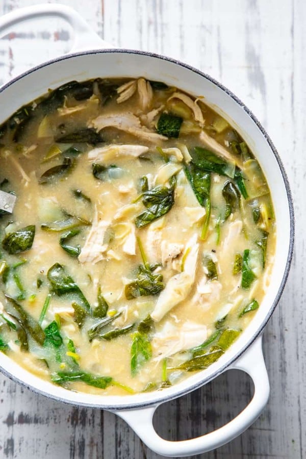 Chicken and Spinach Soup