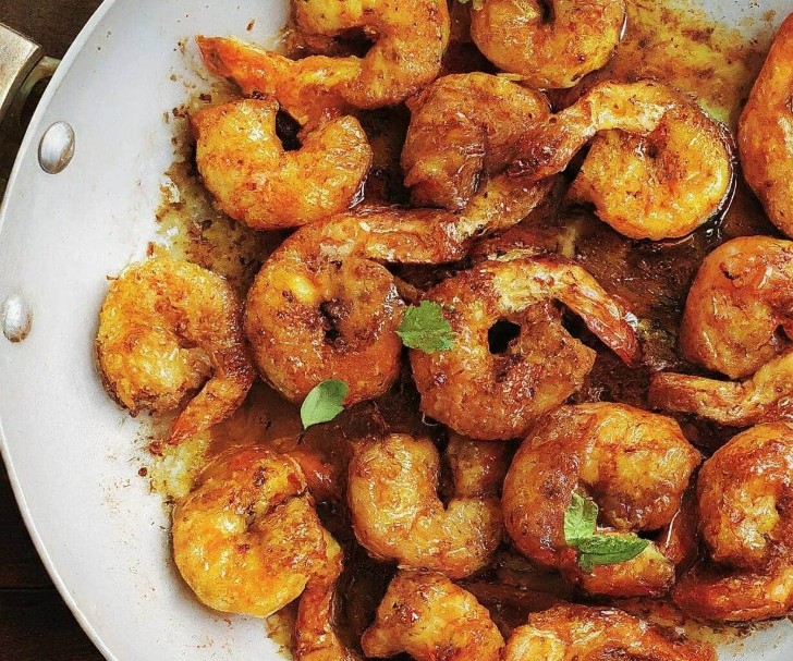 Fast-fried Prawns with Spices Recipe