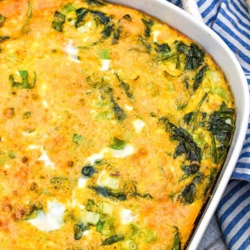 Eggs on Spinach