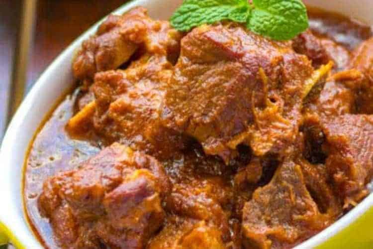 Kosha Mangsho Bengali Mutton Curry 