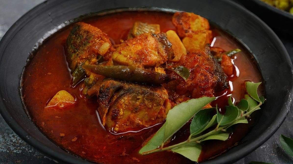 Meen Vevichathu Red Fish Curry 