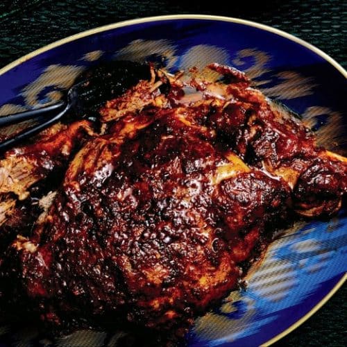 Leg of Lamb in a Spicy Marinade