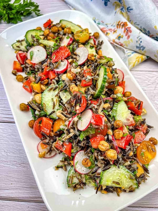 Wild Rice Salad with Cucumber and Orange Recipe