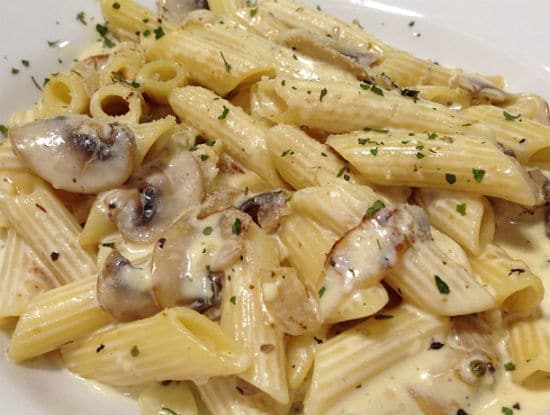 Mushroom Pasta Recipe - Pasta with Mushrooms Recipe