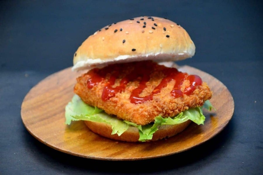 Crispy Tofu Burger