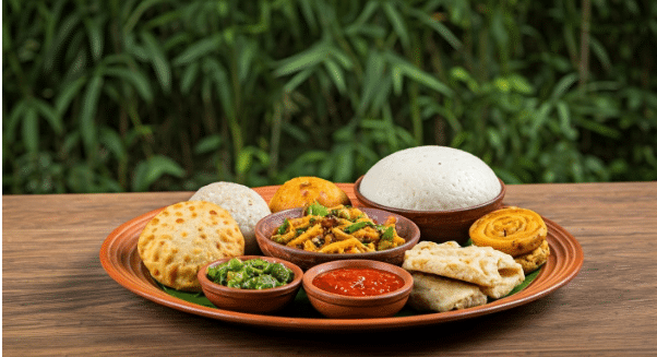 Traditional Assamese Food Platter