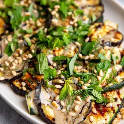 Creamy Grilled Eggplant