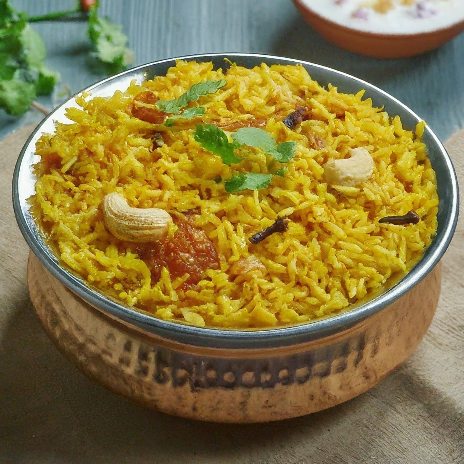 Tehari biryani