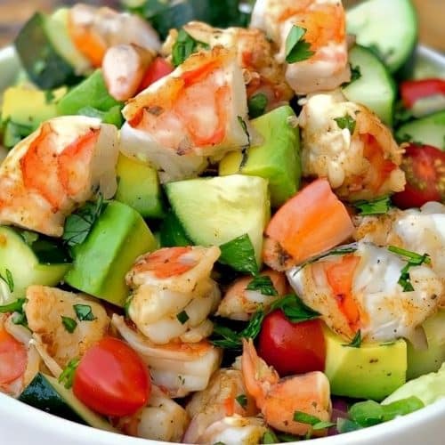 Shrimp and Avocado Salad