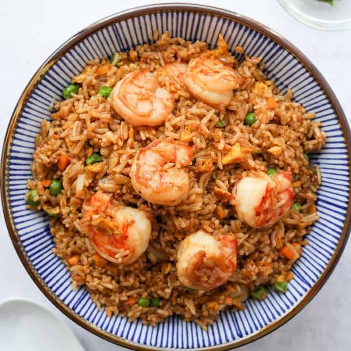 Shrimp and Inexperienced Peas Rice Recipe