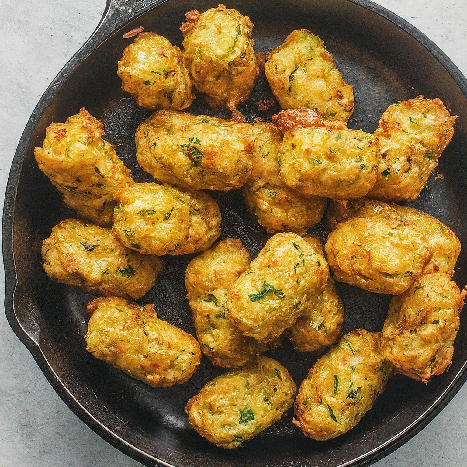 Zucchini tots