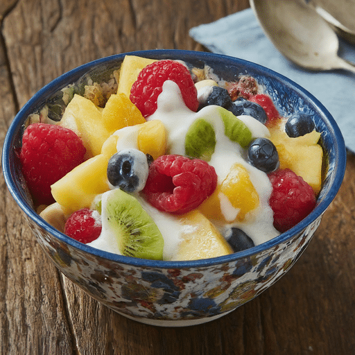 Fruit Salad With Yogurt Dressing