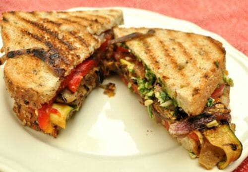 Grilled Vegetable Sandwich Recipe - Awesome Cuisine