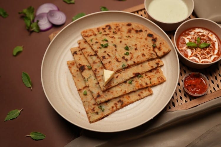 Mushroom Paratha