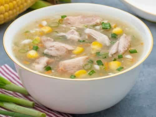 Sweet Corn Chicken Soup Recipe - Awesome Cuisine