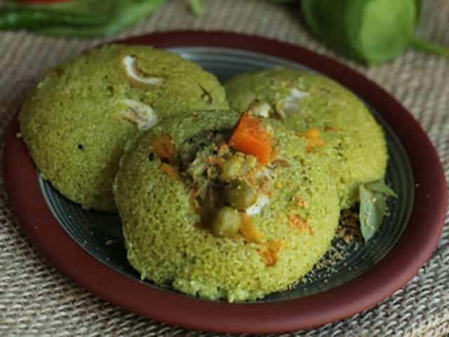 keerai rava idli