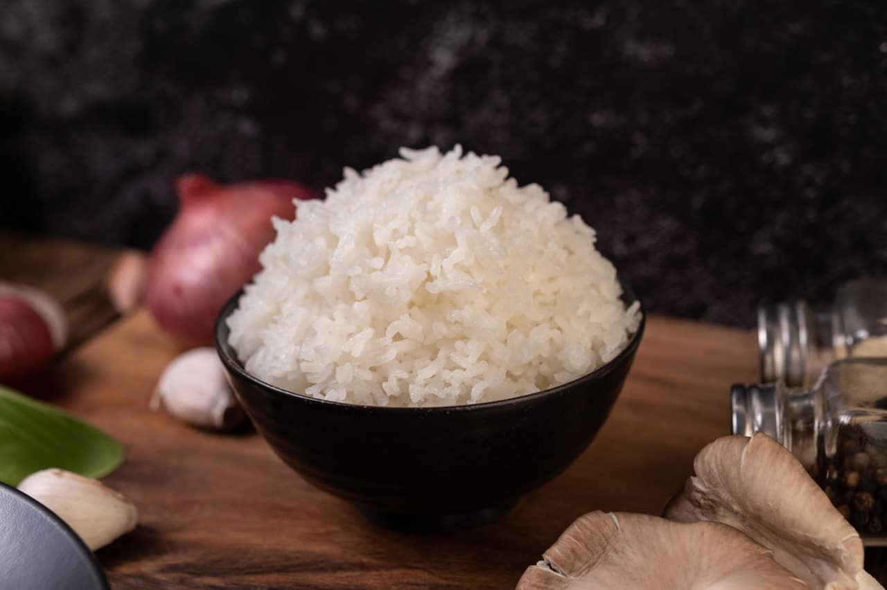 Rice in a bowl