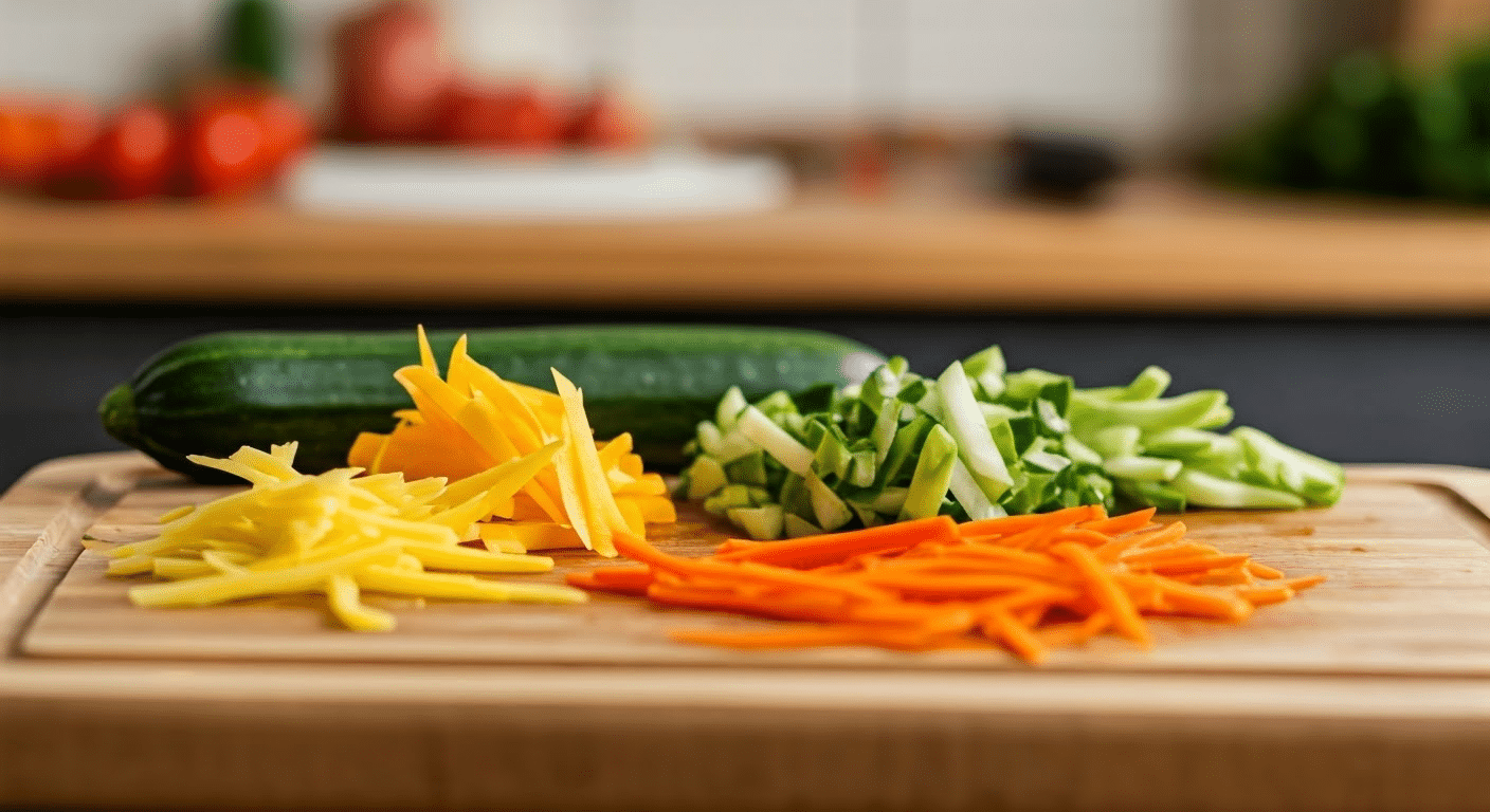 Chopped veggies