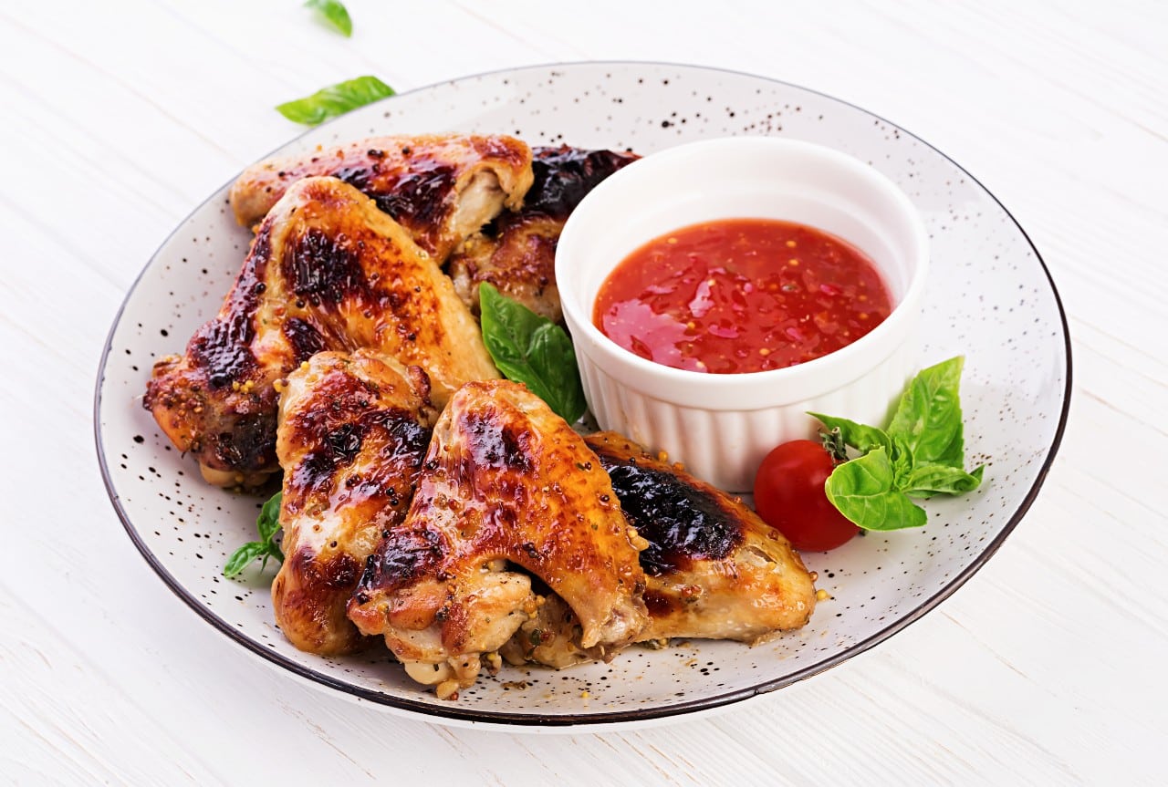 Grilled Chicken with tomato sauce