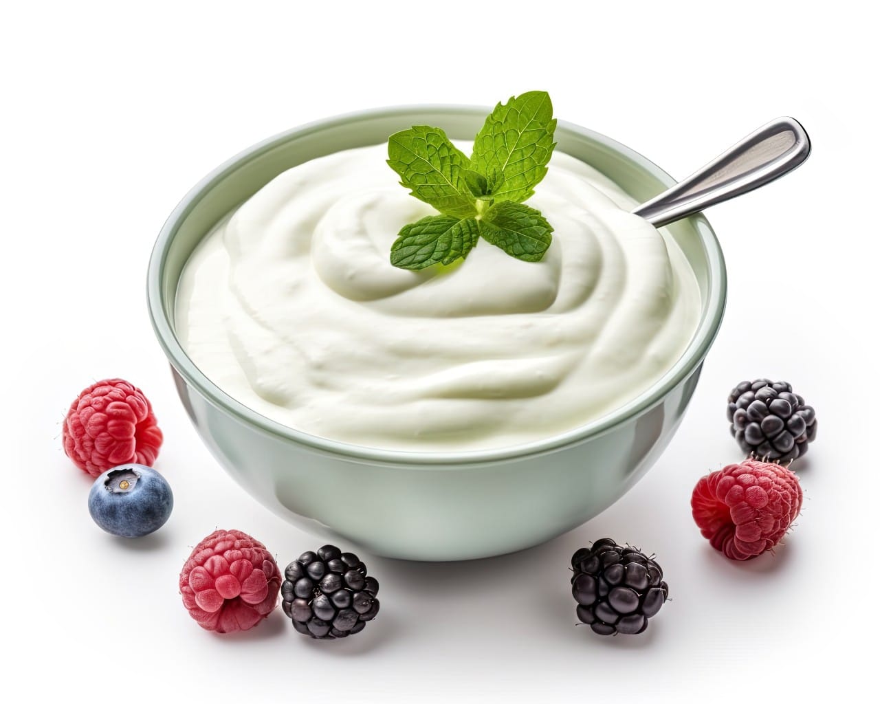 Greek yoghurt in a bowl