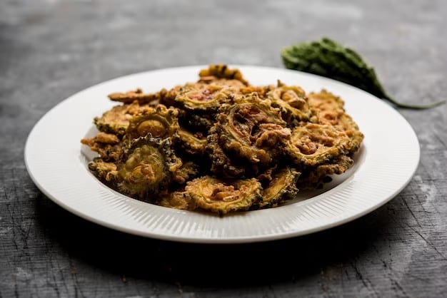 Various dishes made using bitter gourd