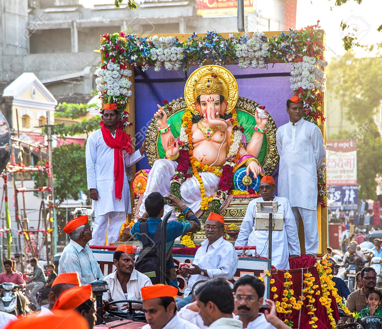 Ganesh visarjan procession