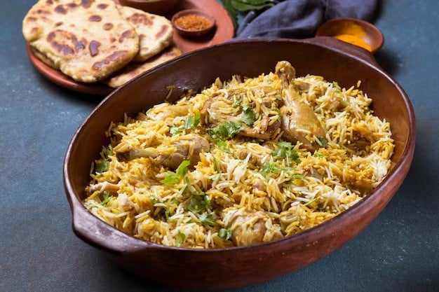 Aromatic rice dish with flavourful  spices