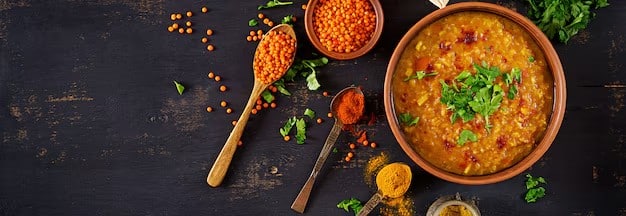 Tangy gram flour-based vegetable curry