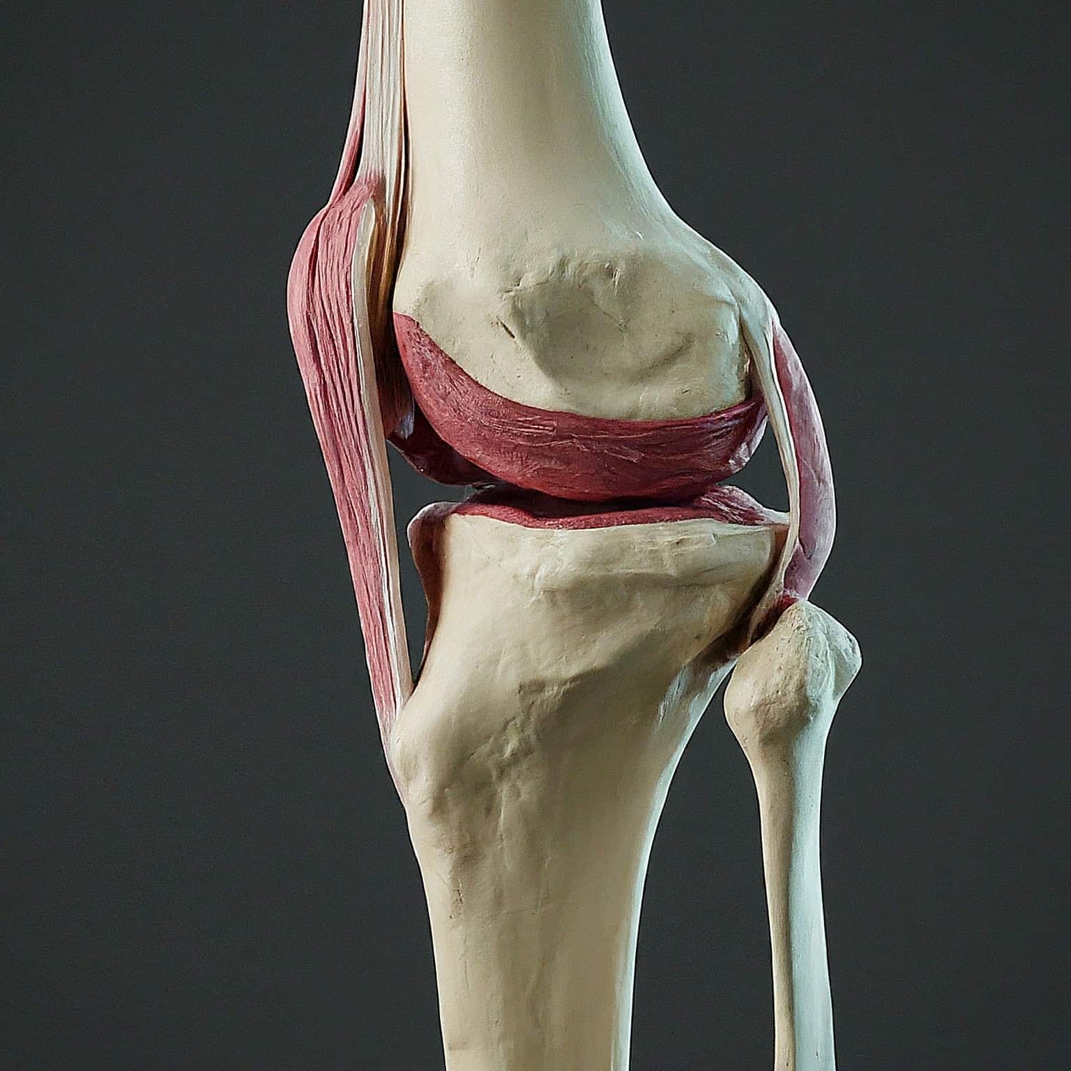 A 3D model of strong knee bones