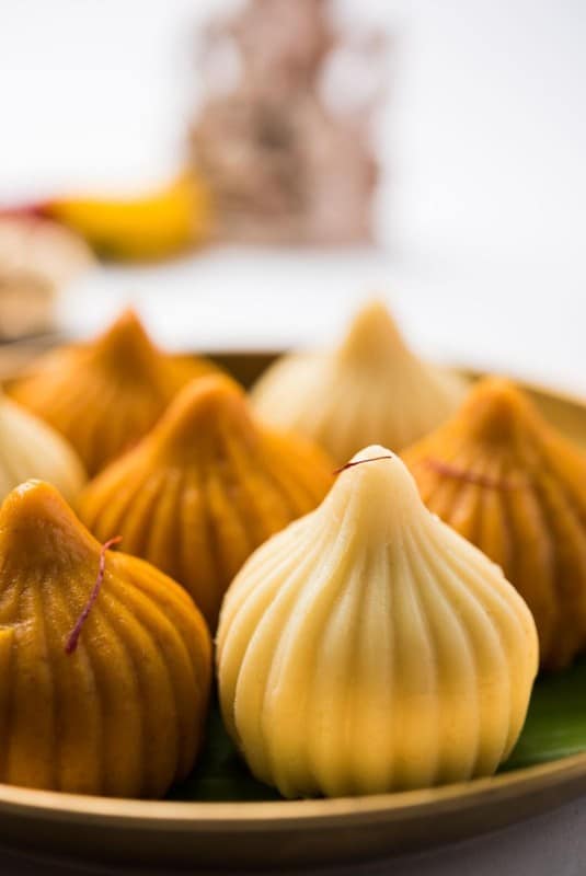 A plate of modak