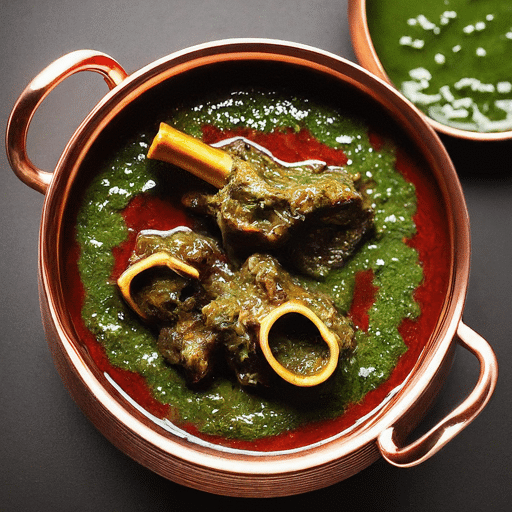  Gongura Mutton (Sorrel Leaves Mutton Curry)