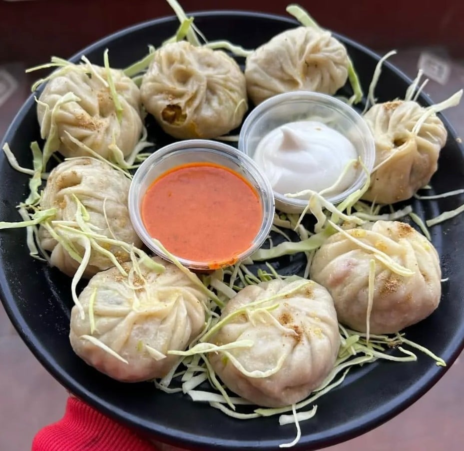 Plate of momos