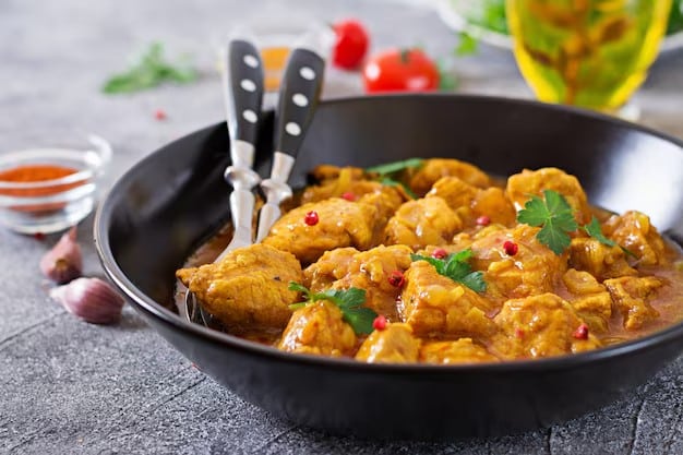 Spicy Goan Coconut Chicken Curry