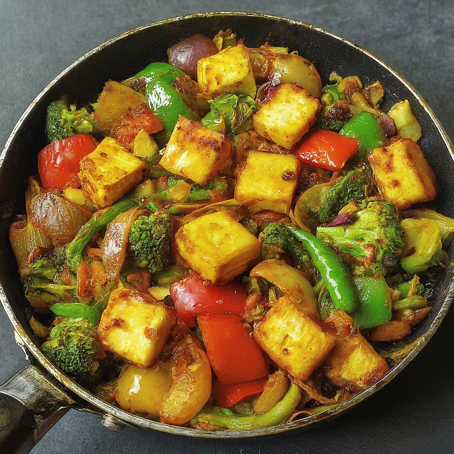 Vegetable Stir Fry with Paneer