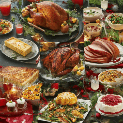 A collage of delightful and delicious Christmas Recipes to check out