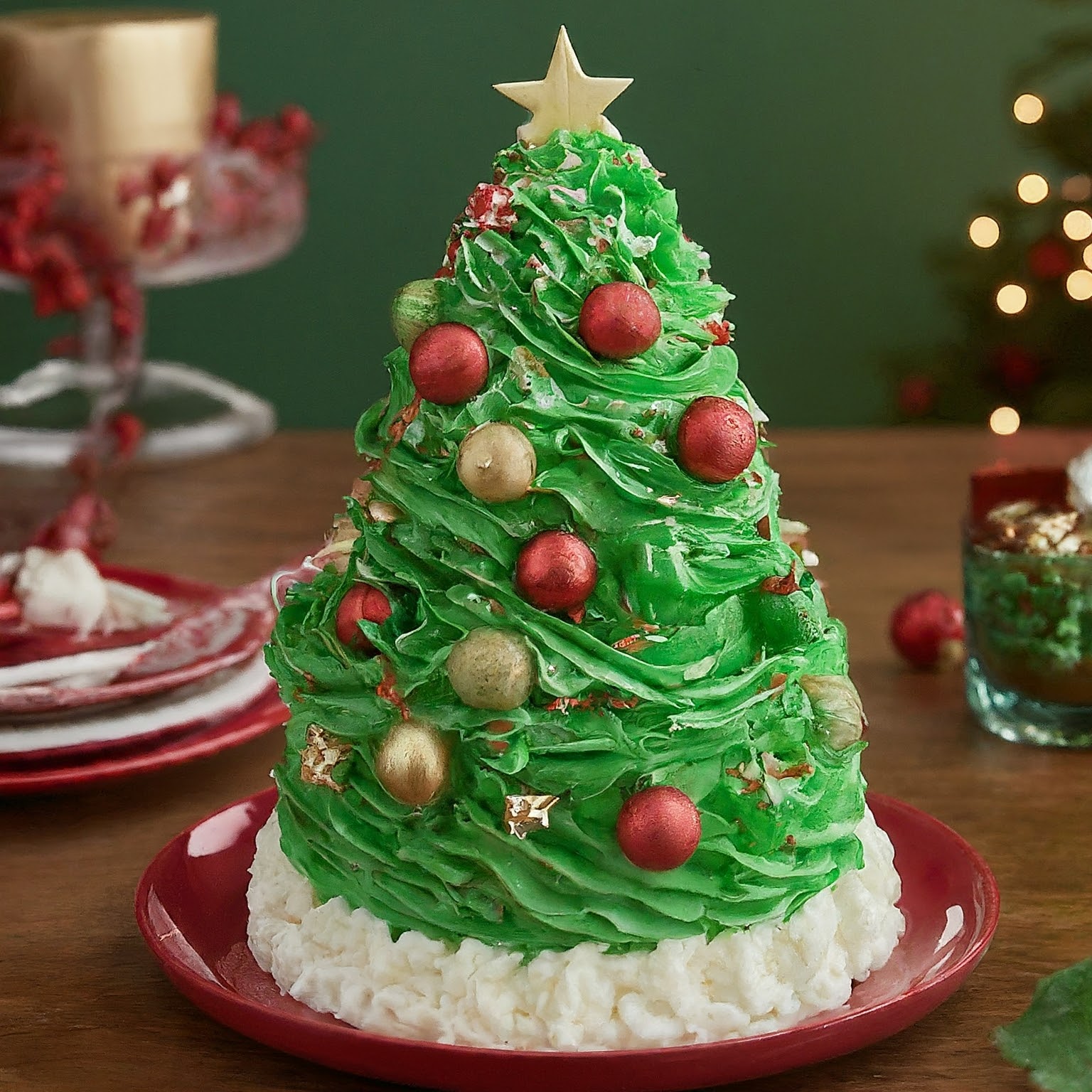 Christmas Tree Cake