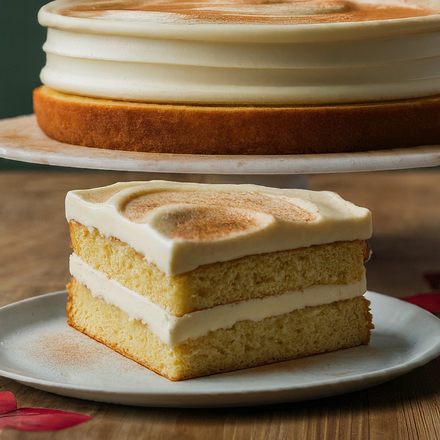 Eggnog Cake