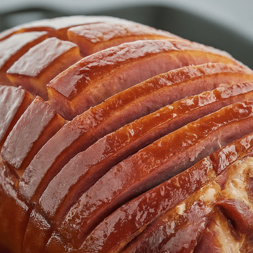 No baste Cider glazed ham