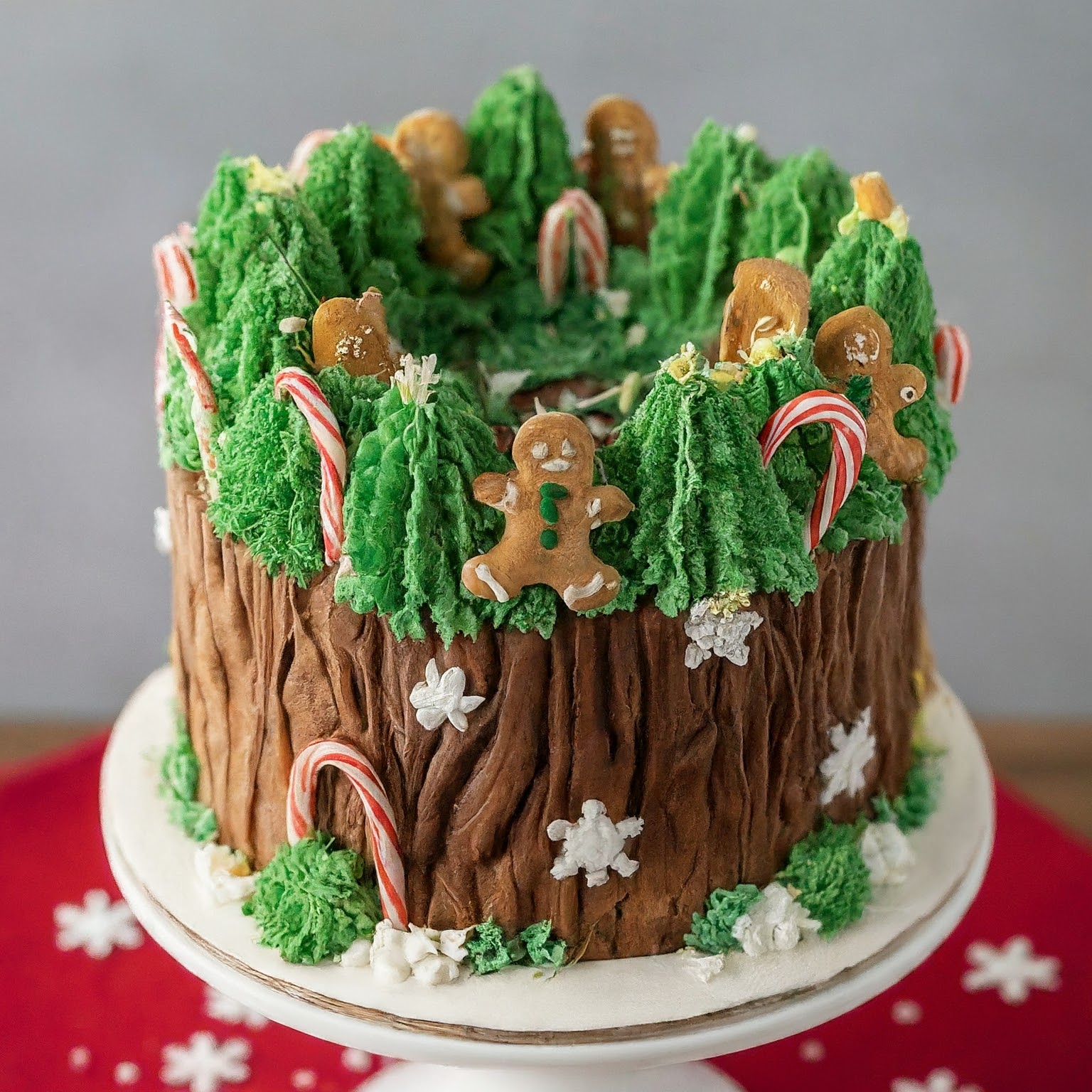 Pine Tree Forest Cake