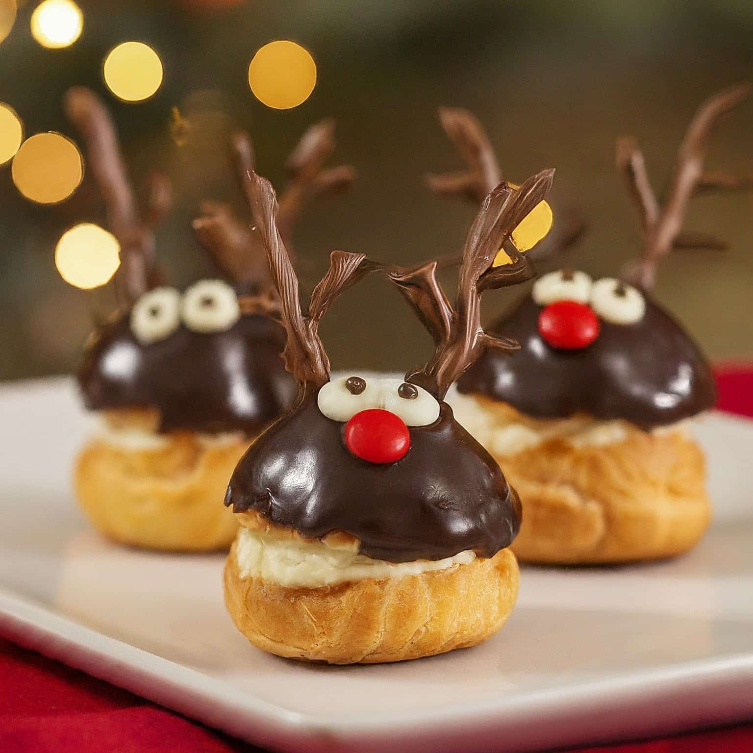 Reindeer Profiteroles