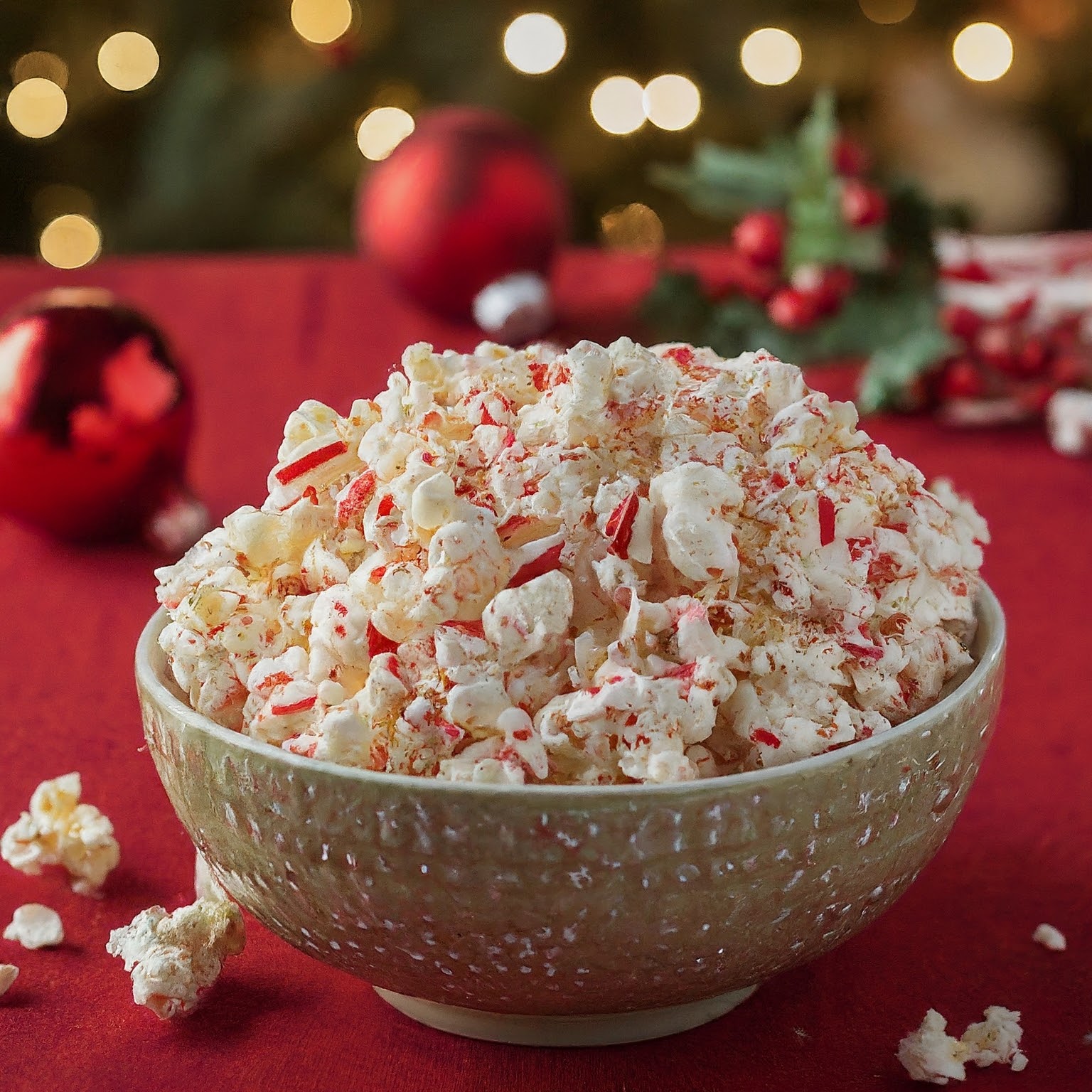 Sweet and Savory Peppermint Popcorn