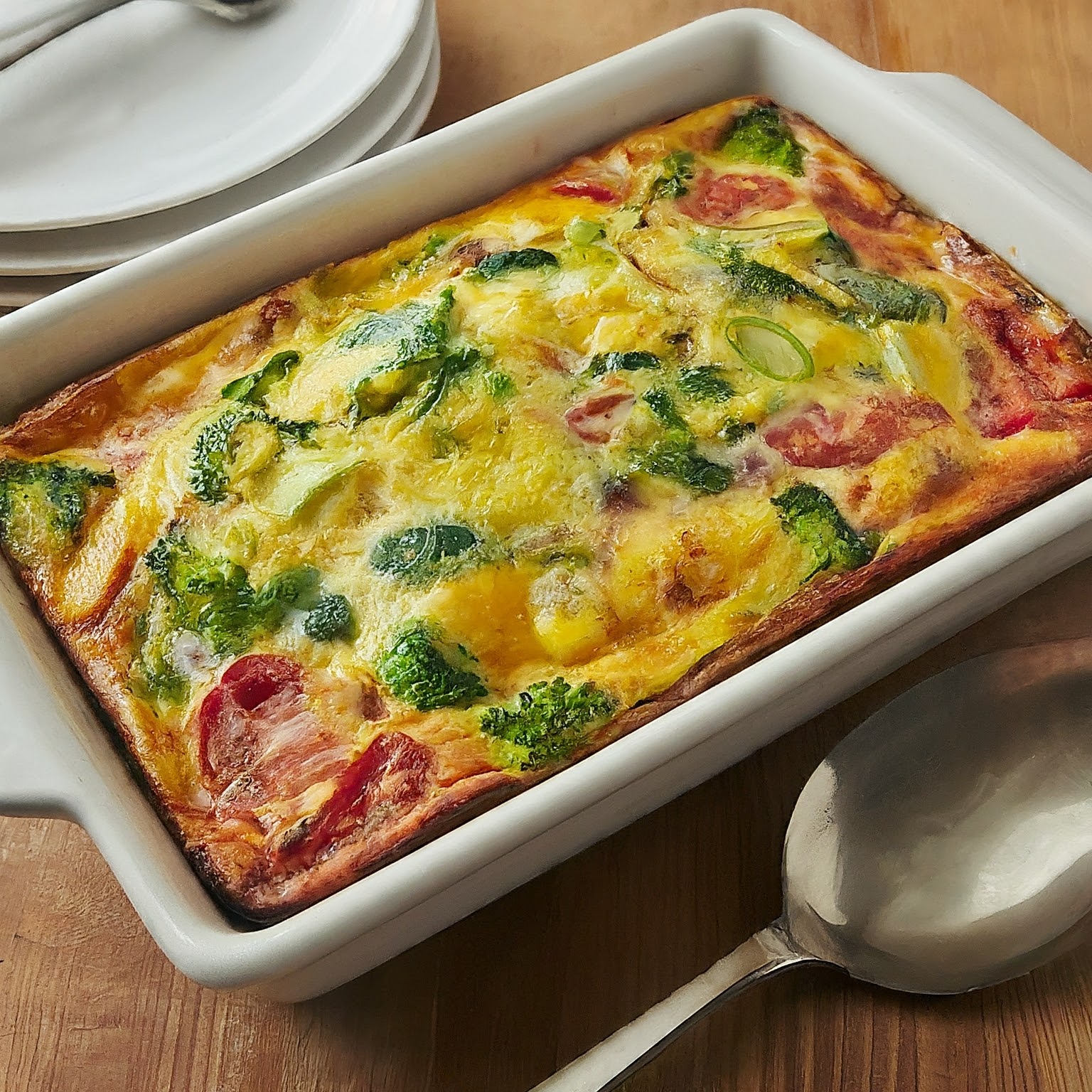 Egg and Vegetable Casserole in bowl