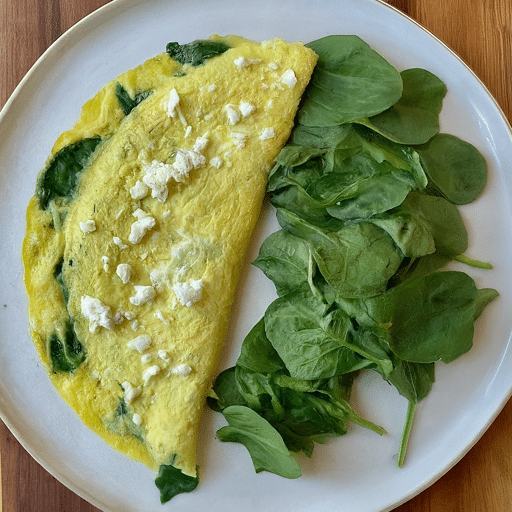 Egg White and Spinach Omelette