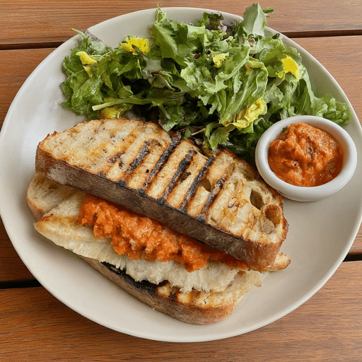 Grilled Fish and Tomato Chutney