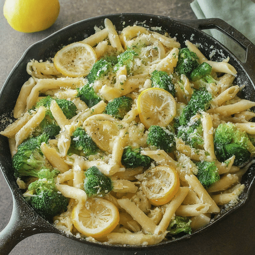 Lemon Garlic Broccoli Pasta