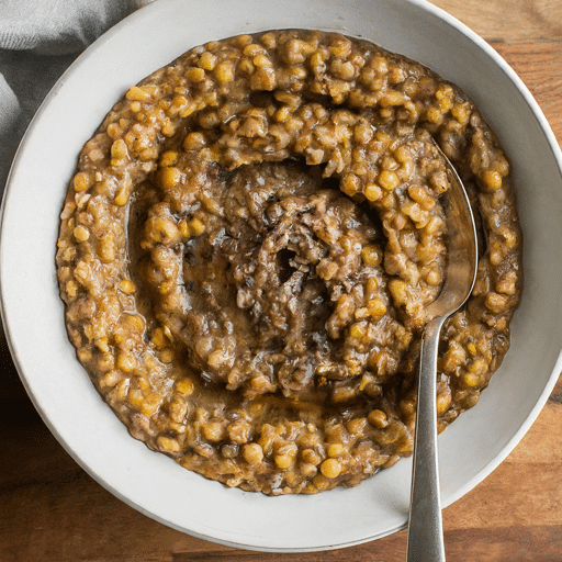 Lentil and Brown Rice Porridge