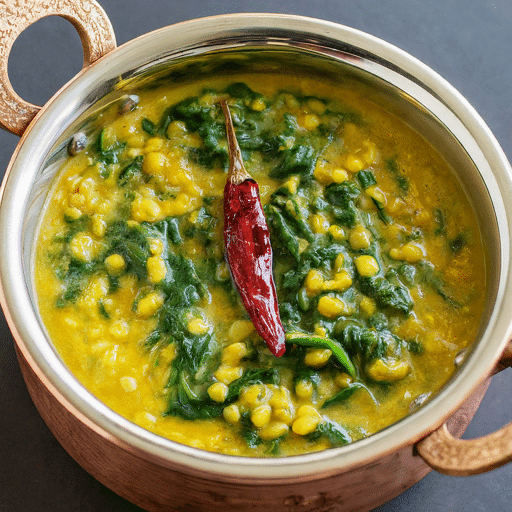 Moong Dal and Spinach Curry