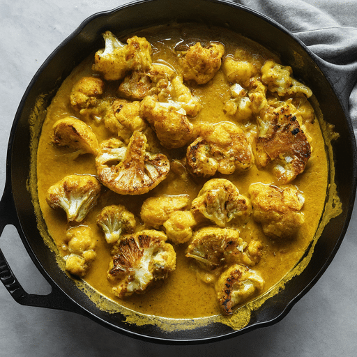 Roasted Cauliflower Curry